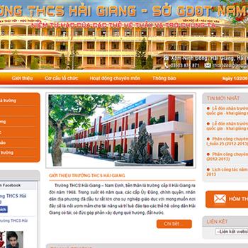 Website trường THCS